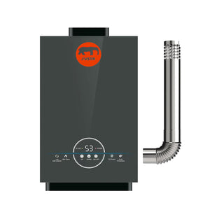 FVSTR FVS318TB 3.18 GPM Tankless Natural gas Water Heater,Portable Instant Hot Water Heater,Outdoor Use for RV,Camper Van,Camping Trailer,Cabin,Barn,Pool,Grey